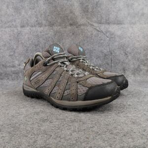 Columbia Shoes Womens 7.5 Hiking Athletic Outdoor Sport Walking Comfort Leather